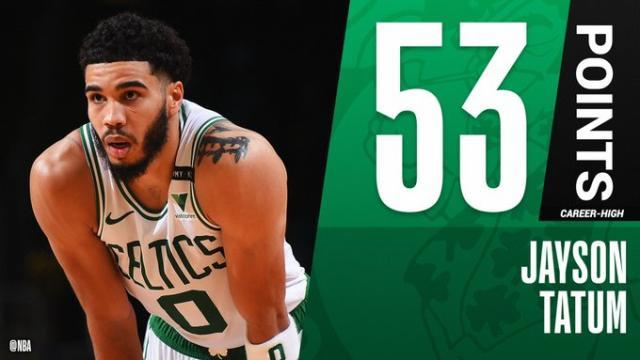 手机客户端-53分!低迷绿军逼出最强塔图姆 生涯之夜有惊无险